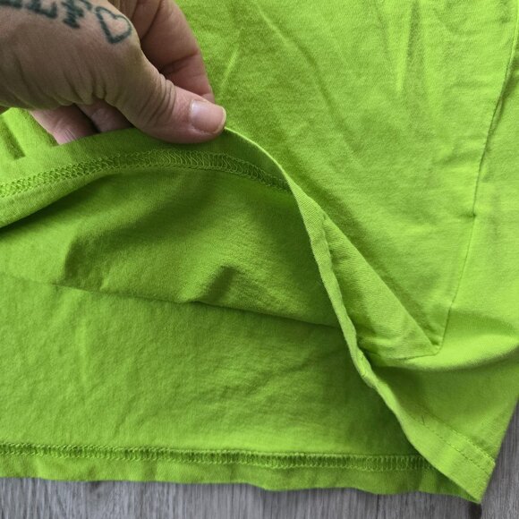 Arc'teryx | lime green graphic print gorpcore cotton t-shirt | MENS L - Picture 6 of 8